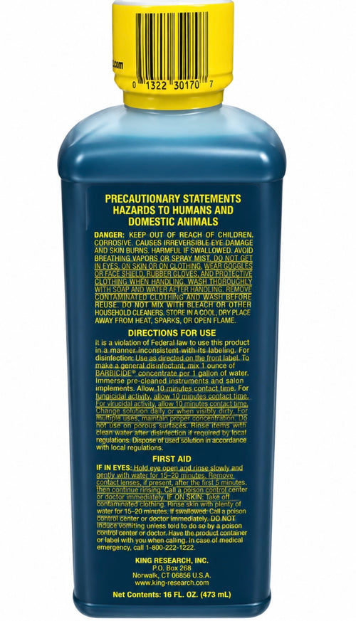 Barbicide Disinfectant Concentrate-16 oz