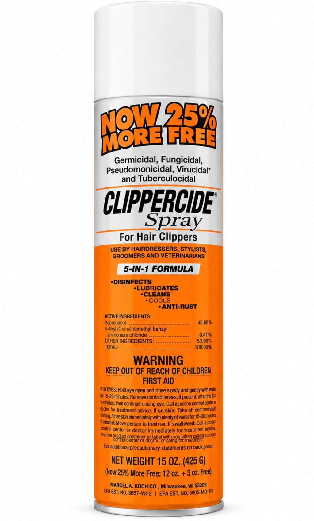 Clippercide Spray for Hair Clipper 15 oz
