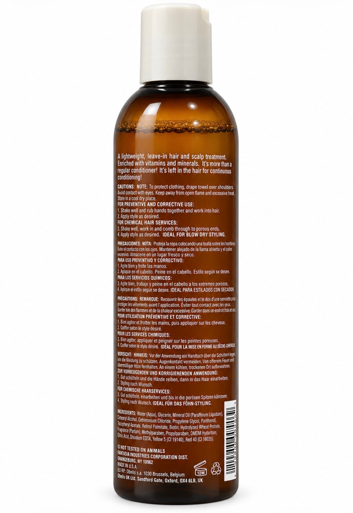 IC FANTASIA leave-In Hair & Scalp Treatment 12 oz