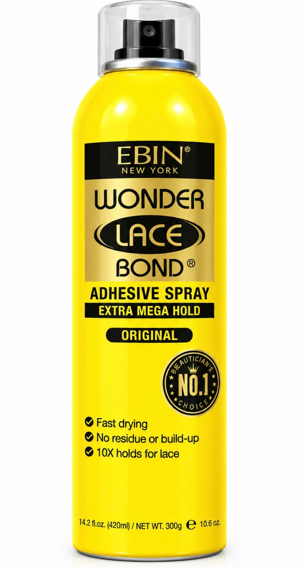 EBIN New York Wonder Lace Bond Adhesive spray Extra Maga Hold 14.2 oz